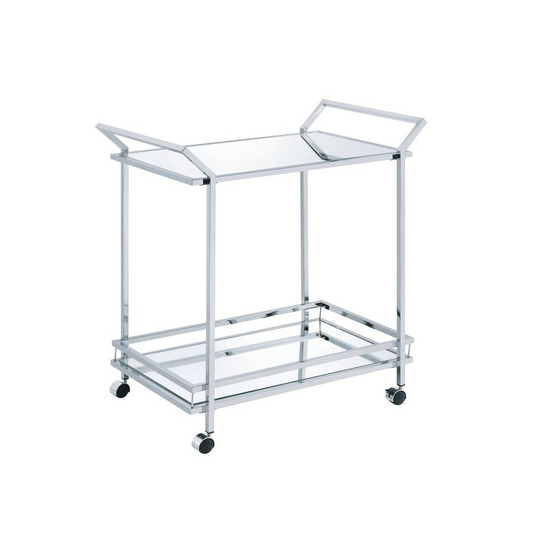 Picket House Furnishings Palermo Bar Cart in Chrome