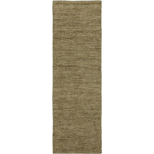 Addison Mission Casual Tonal Solid Green 2’3" x 7'6" Runner Rug
