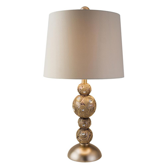 Golden Swirl Table Lamp
