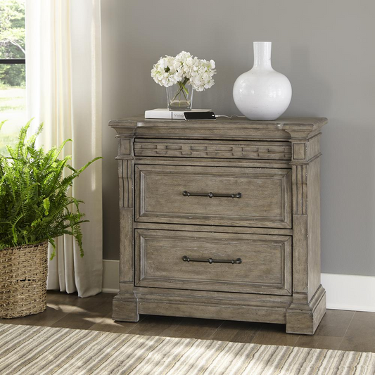 Liberty Furniture Town and Country Bedside Chest w/Charging Station