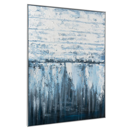 Pensive Sea, Hand Painted Canvas