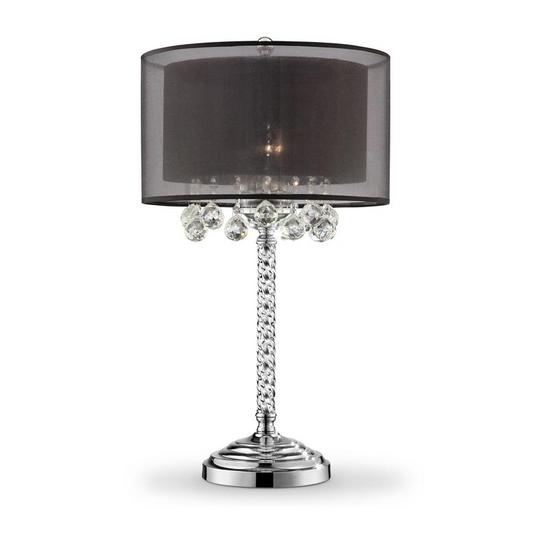 30" Effleurer Crystal Table Lamp